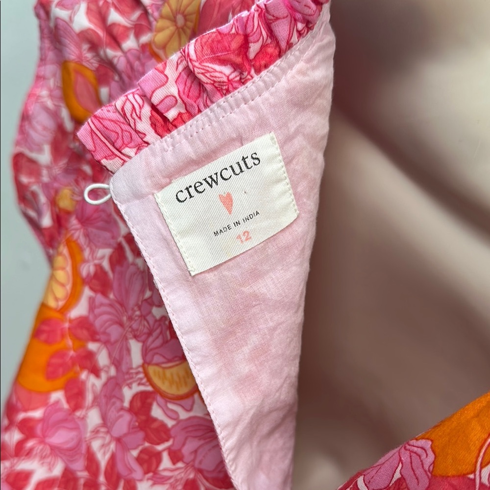 Crewcuts Pink and Red Sleeveless Sundress - Picture 6 of 7